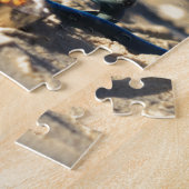 Manfred de Manatee bij het strand Legpuzzel (Zijkant)