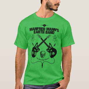 Manfred Manns Earth Bandz gitaar  Logo T-shirt