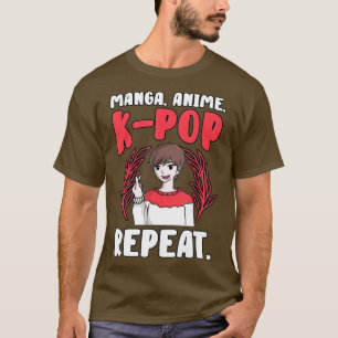 Manga Anime KPop Idol Lover Japanse Koreaanse ans T-shirt