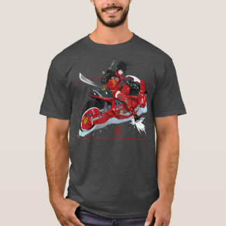 Manga Anime Samurai Aesthetische Japanse reuzenwor T-shirt