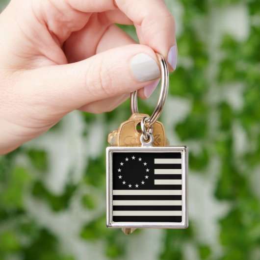 Manga, Betsy Ross Vlag of Circle Amerikaanse Vlag Sleutelhanger (Hand)