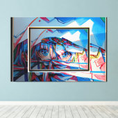 Manga Canvas Afdruk (Insitu (Houten vloer))