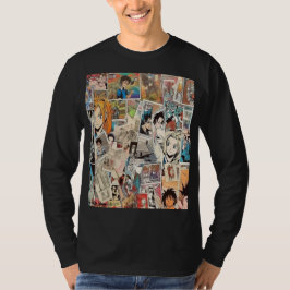 Manga Comic Strips Universeel T-shirt met lange mo