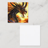 Manga Dragon Graphic Contactkaartje (Voorkant / Achterkant)