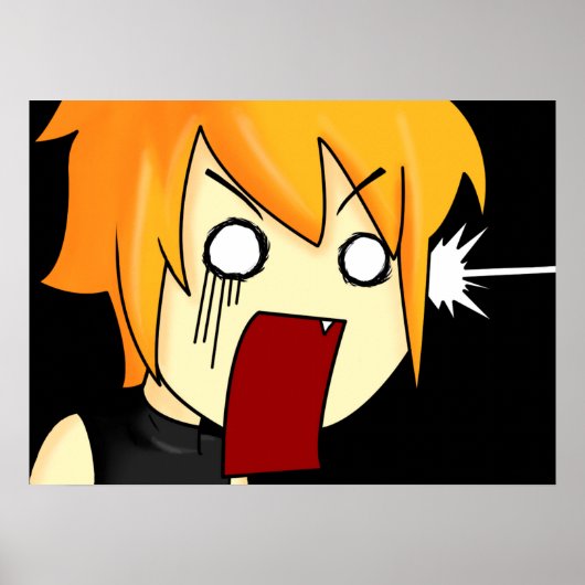 Manga Emote Boy | TAOFEWA Kenneth | Manga Chibi Poster (Voorkant)