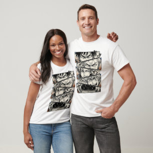 Manga Eyes Collage T-Shirt – Intensief Anime Panee