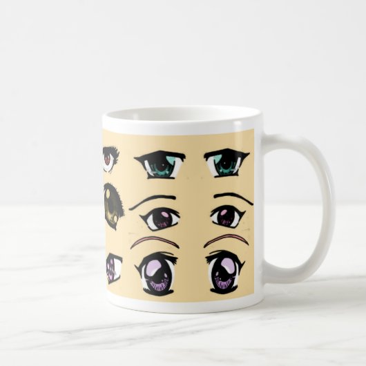 manga eyes koffiemok (Rechts)