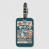 Manga Fish Bagagelabel (Voorkant (verticaal))