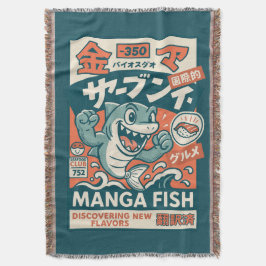 Manga Fish Deken