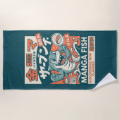 Manga Fish Strandlaken (Voorkant)