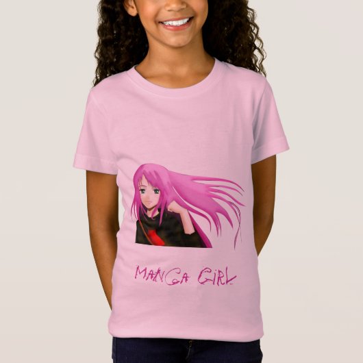Manga Girl T-shirt (Voorkant)
