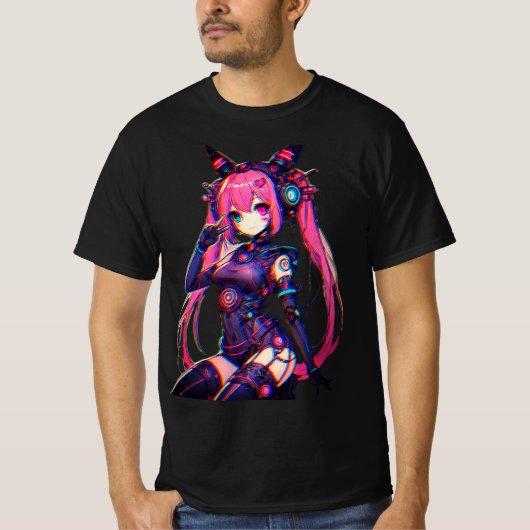 Manga Girl T-shirt (Voorkant)