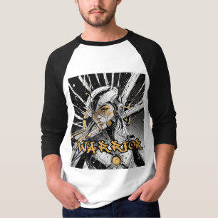 Manga krijger Raglan T-shirt