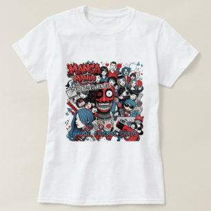 Manga manie straat art cultuur T-Shirt