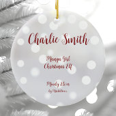 Manga Meisje Kerst Elf Keramisch Ornament