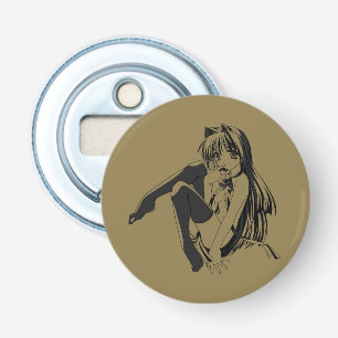 Manga, Neko Katgirl Furry Kawaii Loli Button Flesopener