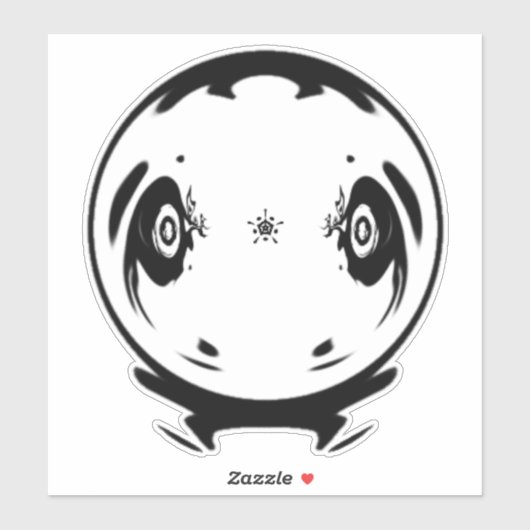 Manga raar kind ding sticker (Vel)