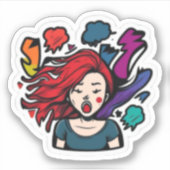 "manga stickers girl" "anime stickers one piec (Devant)