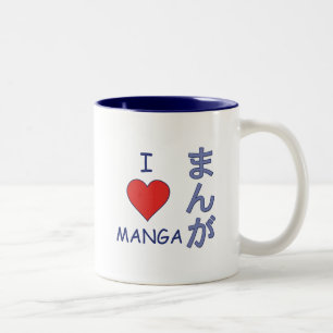Manga Tweekleurige Koffiemok