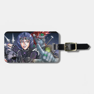 Manga Warriors Bagagelabel