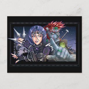 Manga Warriors Briefkaart