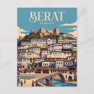 Mangalem-district Albanië Briefkaart
