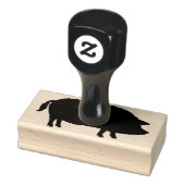 Mangalitsa Varken Silhouet Rubberstempel (Stempel)