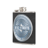 Mangat Staten Blue Heupfles (Links)