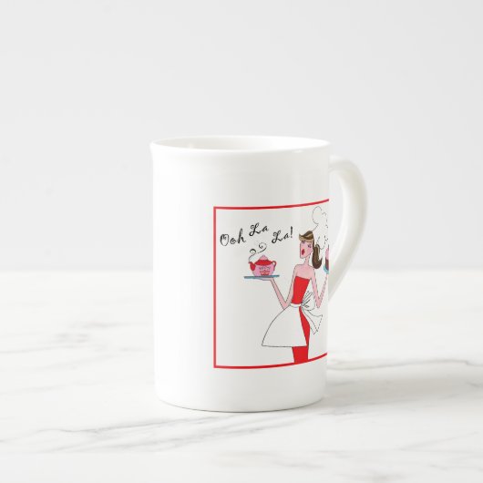 "Mange, bois et sois fabuleux !" Diva Mugs (Devant droit)