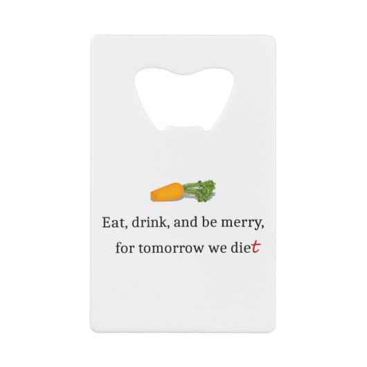 "Mange, bois et sois Joyeux, pour demain nous mang (Devant)