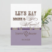 Mange, Bois n Se marier Faire-part de mariage nupt (Debout devant)