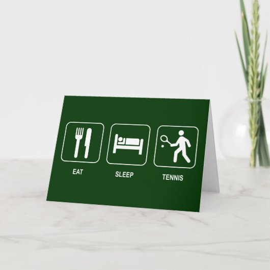 Mange Carte de tennis Sleep (Devant)