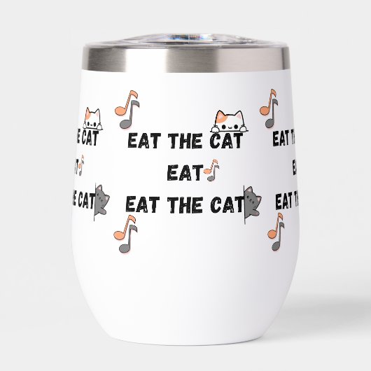 Mange le chat drôle (Avant)