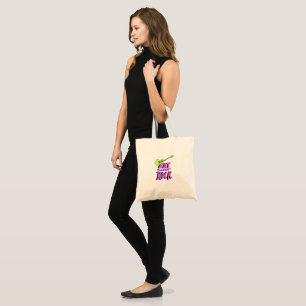 "Mange le rocher du sommeil" sur un sac de magasin