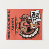 Mange Pizza Turquie Tapisserie (Devant (Horizontal))