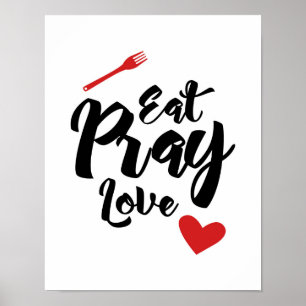 Mange Pray Love - Cuisine - Poster