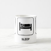 Mange Sleep Golf Mug (Centre)