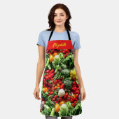 "Mange tes légumes !" Tablier du chef (Porté)