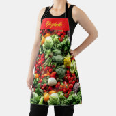 "Mange tes légumes !" Tablier du chef (Insitu)