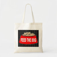 Mangeoire pour chien en forme de sac à main rouge