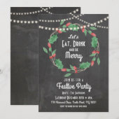 Mangeons Boire & Soyons Joyeux Invitation de la co (Devant / Derrière)