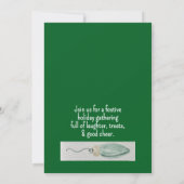 Mangeons, buvons et soyons joyeux Invitation (Dos)