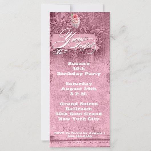 Mangeons Des Invitations De Gâteaux (Dos)