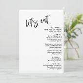 Mangeons des menus Mariages (Debout devant)