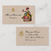 Mangeons du gâteau - Carte de visite (Devant / Derrière)