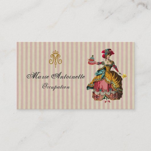 Mangeons du gâteau - Carte de visite (Devant)