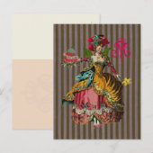 Mangeons du gâteau ~ Carte postale / Invitations 4 (Devant / Derrière)