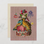 Mangeons du gâteau ~ Carte postale / Invitations 4 (Devant / Derrière)