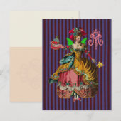 Mangeons du gâteau ~ Carte postale / Invitations 4 (Devant / Derrière)
