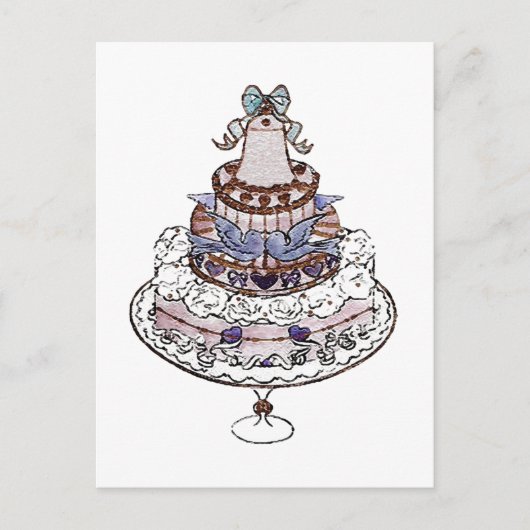 Mangeons du gâteau ~ Cartes postales / Invitation (Devant)